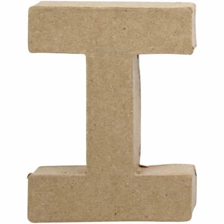 Bokstav, I, H: 10 cm, B: 7,5 cm, tjocklek 1,7 cm, 1 st.