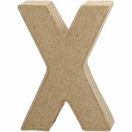 Brev, X, H: 10 cm, B: 7,6 cm, tjocklek 1,7 cm, 1 st.