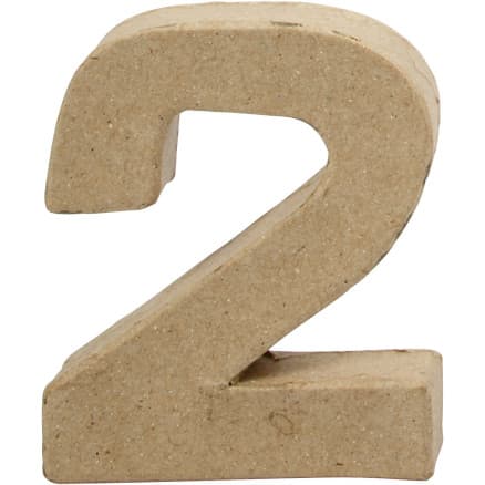Siffror, 2, H: 10 cm, B: 8,3 cm, tjocklek 1,7 cm, 1 st.