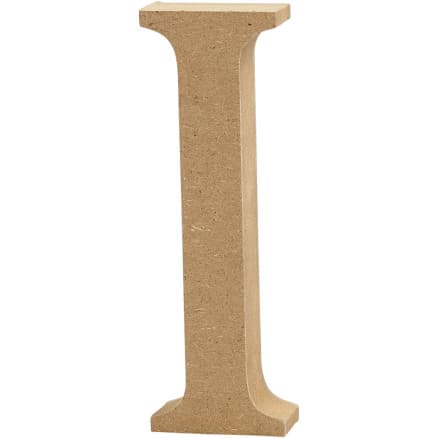 Bogstav, I, H: 8 cm, tykkelse 1,5 cm, 1 stk.