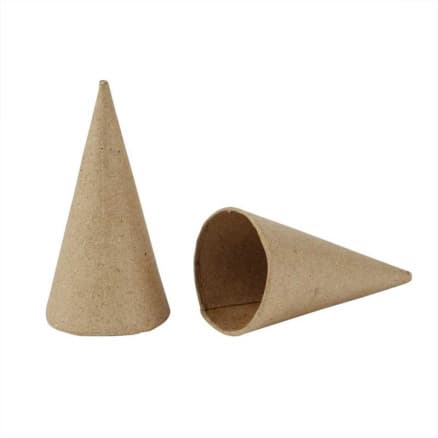 Pappstrutar, H: 8 cm, Dia. 4 cm, 10 st./ 1 förp.