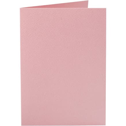Kort, kortstl. 10,5x15 cm, 220 g, rosa, 10 st./ 1 förp.