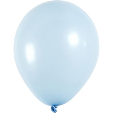 Ballonger, Dia. 23 cm, runda, ljusblå, 10 st./ 1 förp.