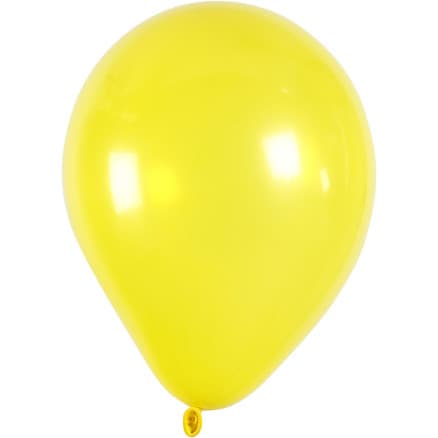 Ballonger, Dia. 23 cm, runda, gul, 10 st./ 1 förp.