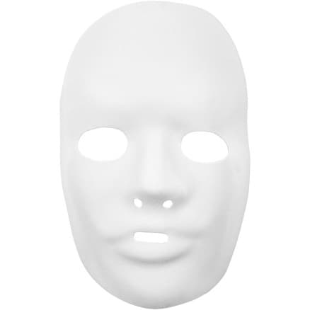 Hel ansiktsmask, H: 24 cm, B: 15,5 cm, 1 st.