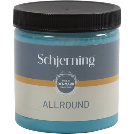 Utomhusfärg, silkesmatt, blå, 250 ml/ 1 flaska