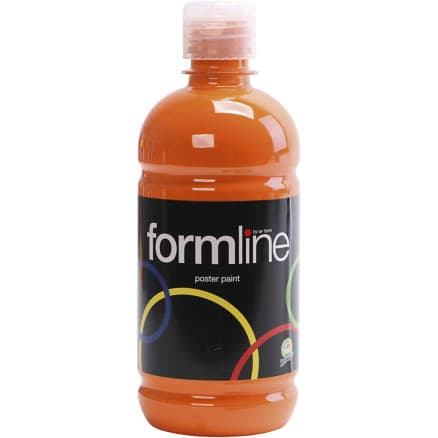 Temperafärg Matt, orange, 500 ml/ 1 flaska