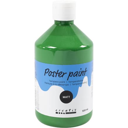 Temperafärg Matt, mörkgrön, 500 ml/ 1 flaska
