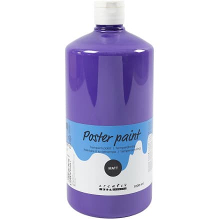 Temperafärg Matt, violet, 1000 ml/ 1 flaska