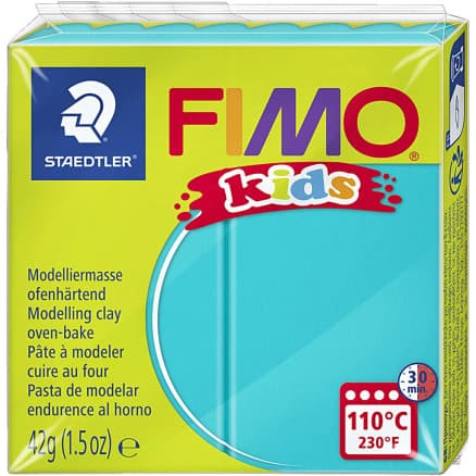 FIMOÂ® Kids Clay, turkos, 42 g/ 1 förp.