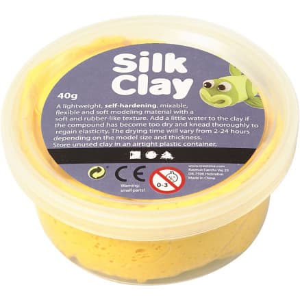 Silk ClayÂ®, gul, 40 g/ 1 burk