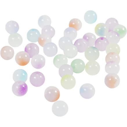 Prinsess-pärlor, Dia. 8 mm, Hålstl. 1,5 mm, ca. 900 st., mixade färger, 600 g/ 1 förp.