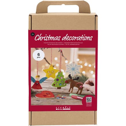 DIY Kit Juldekorationer, Färgläggning, 1 förp.