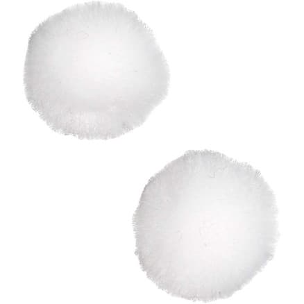 Pompoms, Dia. 20 mm, vit, 100 st./ 1 förp.