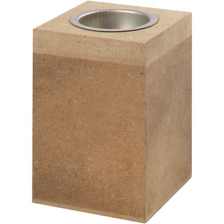 Värmeljushållare, H: 10 cm, storlek 7x7 cm, 1 st.