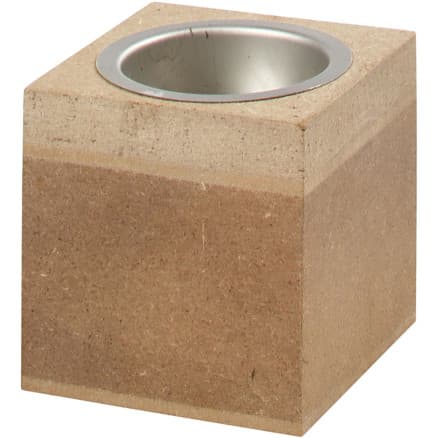 Värmeljushållare, H: 6 cm, storlek 6x6 cm, 1 st.
