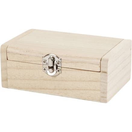 Smyckeskrin, H: 4,5 cm, L: 11,5 cm, B: 7,5 cm, 1 st.