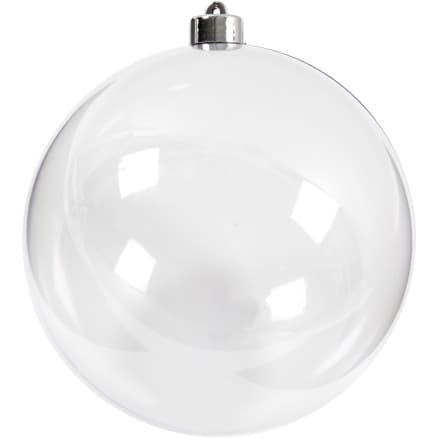 Dekorativ boll, diam. 15,6 cm, transparent, 1 st.