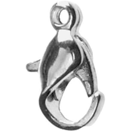 Karbinhake, L: 10 mm, försilvrad, 10 st./ 1 förp.