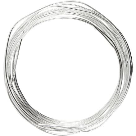 Försilvrad tråd, tjocklek 1,2 mm, försilvrad, 3 m/ 1 rl.