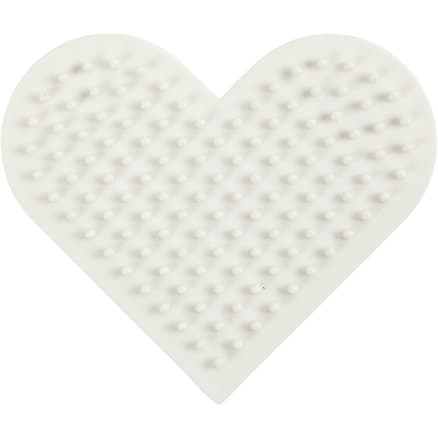 Nabbi BioBeads Pärlplatta, litet hjärta, storlek 7x8,5 cm, medium, 1 st.
