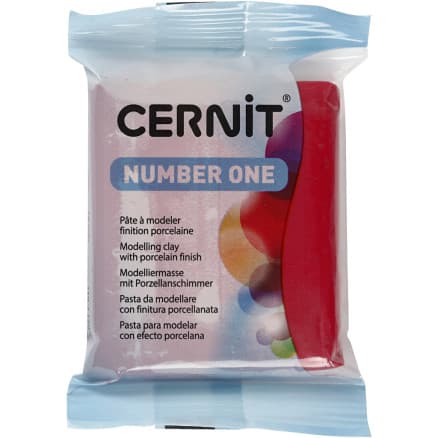 Cernit, röd, 56 g/ 1 förp.