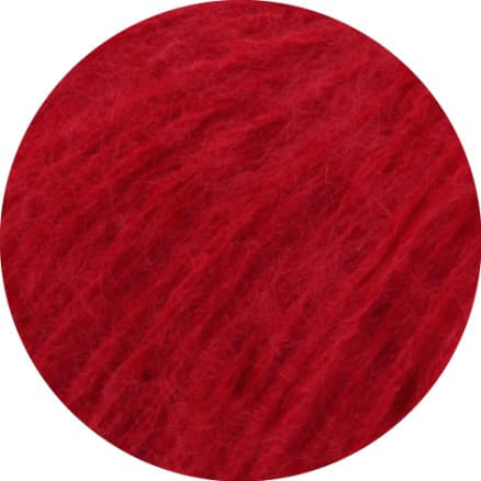 Lana Grossa Mohair di Gio Garn 5 Vinröd