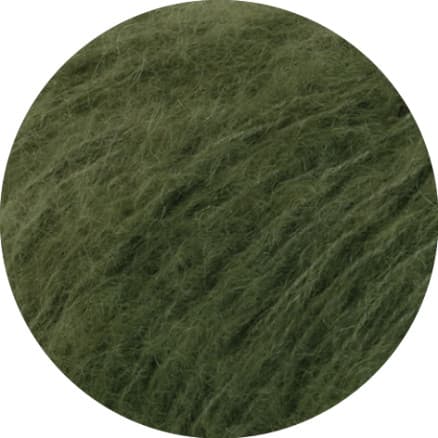 Lana Grossa Mohair di Gio Garn 14 Mörkgrön