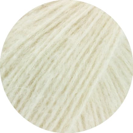 Lana Grossa Garn Natural Alpaca Pelo 1 Off White