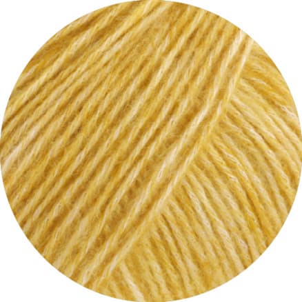 Lana Grossa Natural Alpaca Pelo Garn 27 Senapsgul