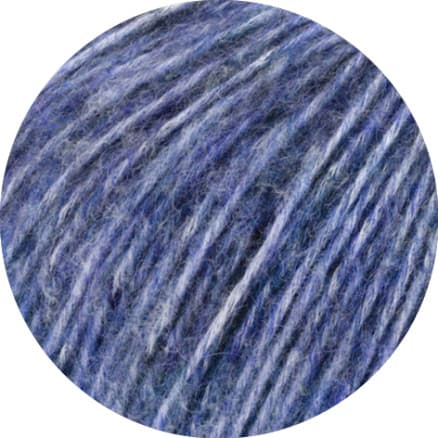 Lana Grossa Natural Alpaca Pelo Garn 34 Melange Blå