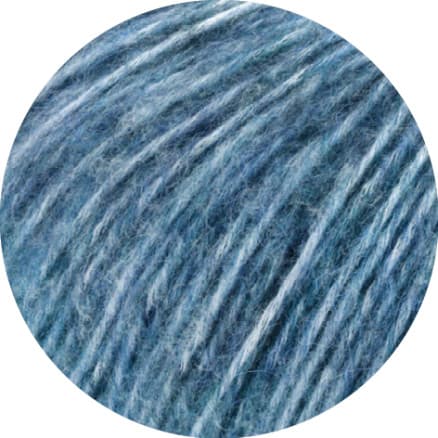 Lana Grossa Garn Natur Alpaca Pelo 35 Mörk Petroleum