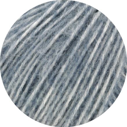 Lana Grossa Natural Alpaca Pelo Garn 017 Grå Blå Melerat
