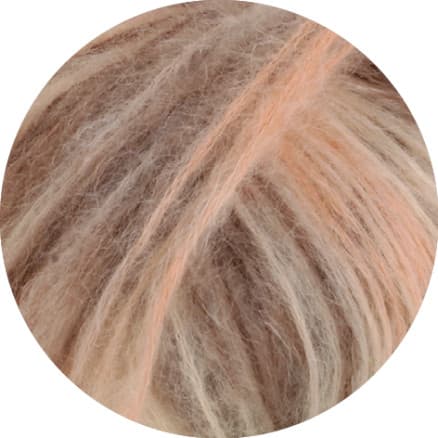 Lana Grossa Superkid Seta Garn 110 Beige/persika/salmon/gråbrun