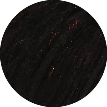 Lana Grossa Lucciola Garn 12 Svart Brun