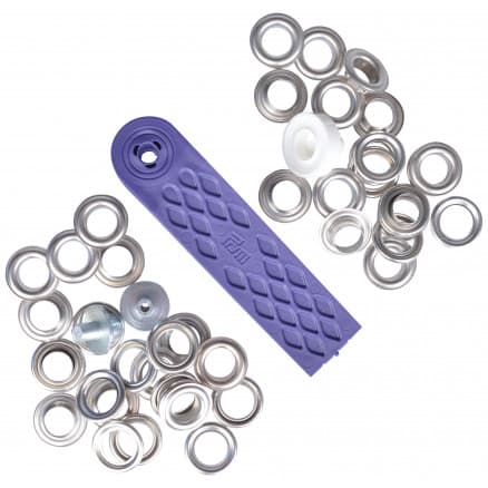 Prym Öljetter / Segelringar Silver 8mm - 24 st