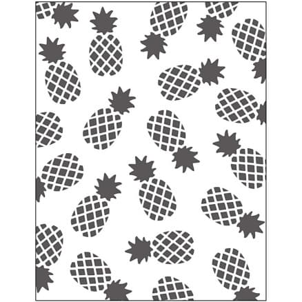 Präglingmall, ananas, storlek 11x14 cm, tjocklek 2 mm, 1 st.