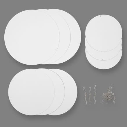 Klocka, diam. 12+15+18 cm, 300 g, 4 st / 1 frp.
