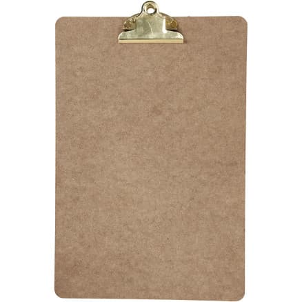Clipboard/ritunderlag, A4, stl. 23x34x0,3 cm, 1 st.