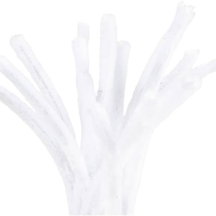 Piprensare, L: 30 cm, tjocklek 15 mm, vit, 15 st./ 1 förp.