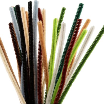 Piprensare, L: 30 cm, tjocklek 6 mm, natur, 25 st./ 1 förp.