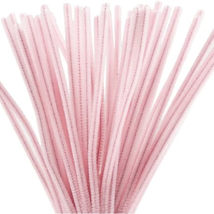Piprensare, L: 30 cm, tjocklek 6 mm, rosa, 50 st./ 1 förp.