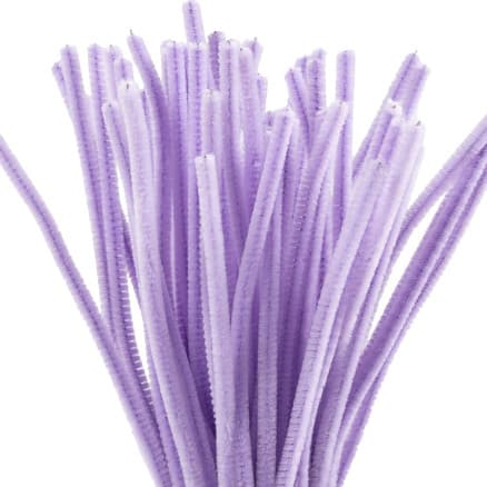 Piprensare, L: 30 cm, tjocklek 6 mm, lila, 50 st./ 1 förp.