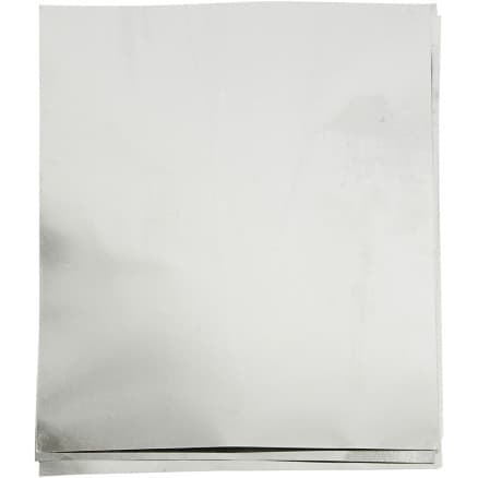 Präglingsfolie, A5, ark 148x210 mm, tjocklek 0,9 mm, silver, 10 st./ 1 förp.