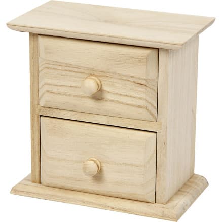 Byrå, storlek 13x7,5x13 cm, 1 st.