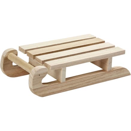 Släde, H: 5 cm, L: 19,5 cm, B: 10 cm, 1 st.