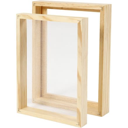 Formgjuten dubbel pappersram, A5, storlek 25x19x3cm, 1 st.