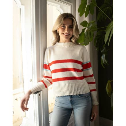 Merinero Sweater från House of Yarns - Stickmönster för tröja Storlek. XS-XL