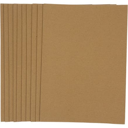 Wellpapp, ark 25x35 cm, 120 g, 10 ark/ 1 förp.