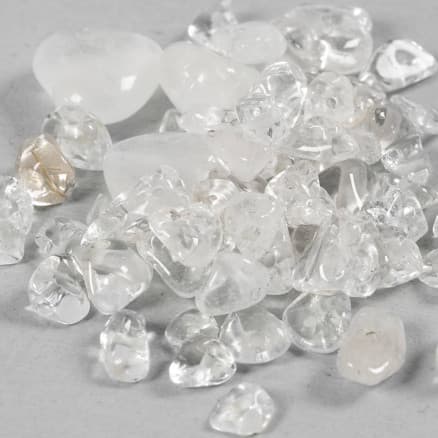 Kristallpärlor, Klar kvarts, Dia. 7-12 mm, Hålstl. 1 mm, transparenta färger, 63 st./ 1 förp.